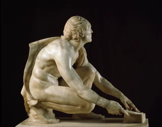 Römische Kunst: „Ein Schärfer, der seine Messer schärft“