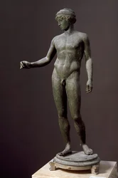 Ephebe (Bronzeskulptur nach einem griechischen Original aus Pompeji)