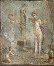 Römische Kunst: „Narziss“ (Fresko aus Pompeji)