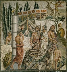 Römische Kunst: „Das Opfer der Iphigenie“