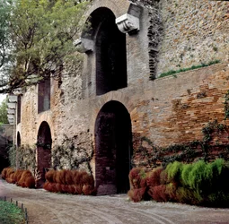 Römische Kunst: Ansicht der Domus Aurea oder des Goldenen Hauses