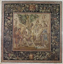 Das Urteil des Paris, aus dem Haus des Atriums, Antiochia, ca. 115 n. Chr.