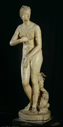 Die Medici-Venus, Kopie des hellenistischen Originals von Praxiteles