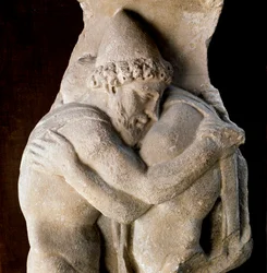 Odysseus und sein Vater Laertes, König von Ithaka