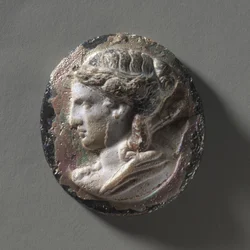 Kamee: Kopf der Artemis, 100-200