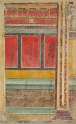 Wandmalerei aus einer Villa in Boscoreale, ca. 50-40 v. Chr.