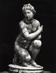 Kauernde Venus, Kopie eines griechischen Originals aus dem 3. Jahrhundert v. Chr. (Marmor)