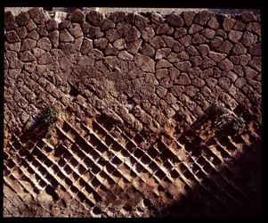 Detail römischer Konstruktionen (opus mixtum oder Opus vagecum und Opus compositum)