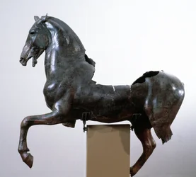 Pferd (Bronzeskulptur nach einem griechischen Original aus dem 4. Jahrhundert v. Chr.)