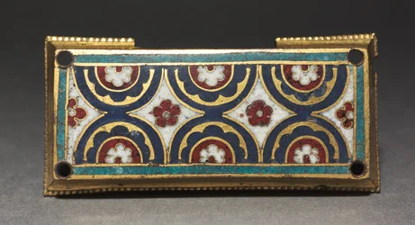 Plakette, wahrscheinlich von einem Reliquienschrein, ca. 1180-1190