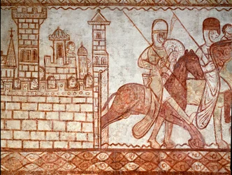 Die Belagerung von Damaskus (Detail)