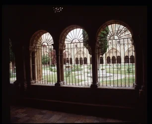 Ansicht des Kreuzgangs der Kathedrale Sainte Thecle in Tarragona