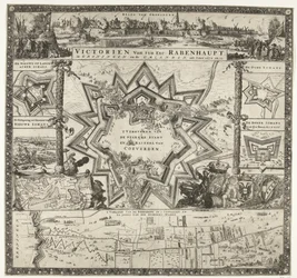 Siege von Rabenhaupt in Groningen in den Jahren 1672-1673