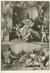 Allegorische Darstellung der Stadt Rom