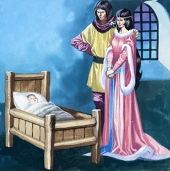 Die Legende von Gudrun: Hagen erschlägt den Greif