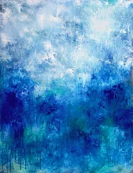 Abstrakte blaue Tiefen