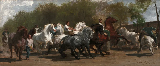 Le marché aux chevaux