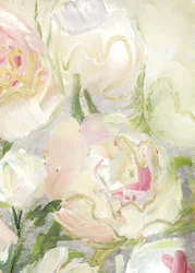 Cremige rosa Blumen