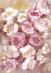 Zarte rosa Rosen
