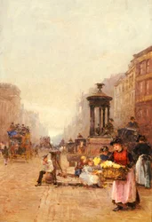 Blumenmädchen im Strand, 1892
