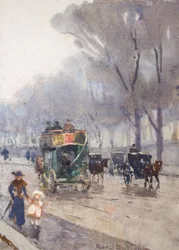 Park Lane mit Omnibus