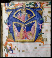 Corale / Graduale Nr. 5, Historisierte Initiale 