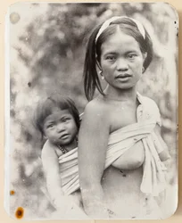Ifugao Mutter und Kind