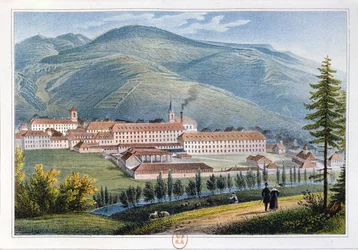 Fabrik von Messrs Hartmann und Fils, Munster, Elsass, Frankreich, 1842