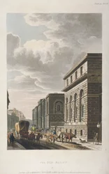 Blick auf Old Bailey, Blick nach Norden, City of London