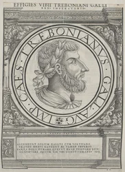 Römischer Kaiser Trebonianus Gallus