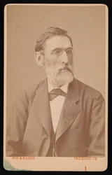 Porträt von Alexander von Frantzius 1821-1877, 1876