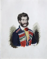 Porträt des Dekabristen Graf Zakhar Chernyshov 1796-1862, 1830er Jahre