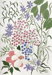 Bunte Gartenblüten