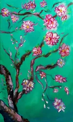 Ewige Blüten Triptychon - rechts