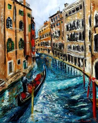 Gondel in Venedig Italien II, 2023