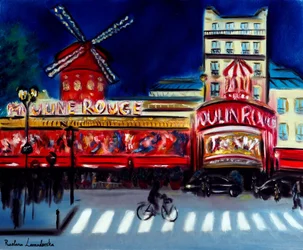 Moulin Rouge Abend Paris, 2024