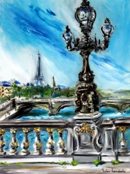 Die Pont Alexandre III Paris, 2022