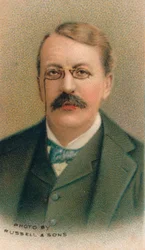 Sir Charles Villiers Stanford, 1852–1924, irischer Komponist, Musiklehrer und Dirigent, 1911