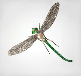 Brosche in Form einer Libelle, Ende des 19. Jahrhunderts