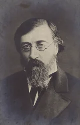Nikolay Chernyshevsky (1828-1889), russischer Philosoph, Sozialist und revolutionärer Demokrat, Ende des 19. Jahrhunderts