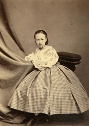 Porträt von Sophia Perovskaya (Sepia-Foto)