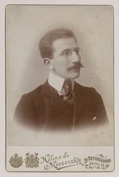 Porträt des Malers Leon Bakst (1866-1924)