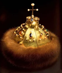 Krone, Werkstätten des Kremls, 1682 (Gold, Zobel & Edelsteine)