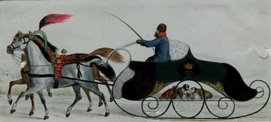 Pferdeschlitten (Detail)