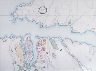 Karte von Sewastopol, 1854