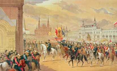 Hochzeit von Zar Nikolaus II. mit Alexandra, Moskau, 1896