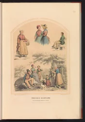 Tracht der Provinz Gelderland, 1857