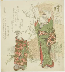 Gelb (Ki), aus der Serie "Fünf Farben (Goshiki no uchi)"