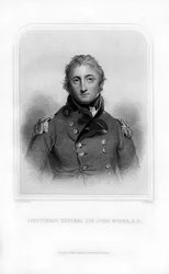 Sir John Moore, britischer Soldat und General, 1870.