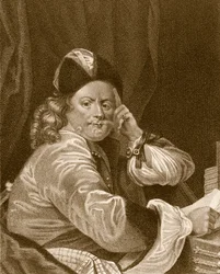 Thomas Killigrew, graviert von J.J. Van den Bergh